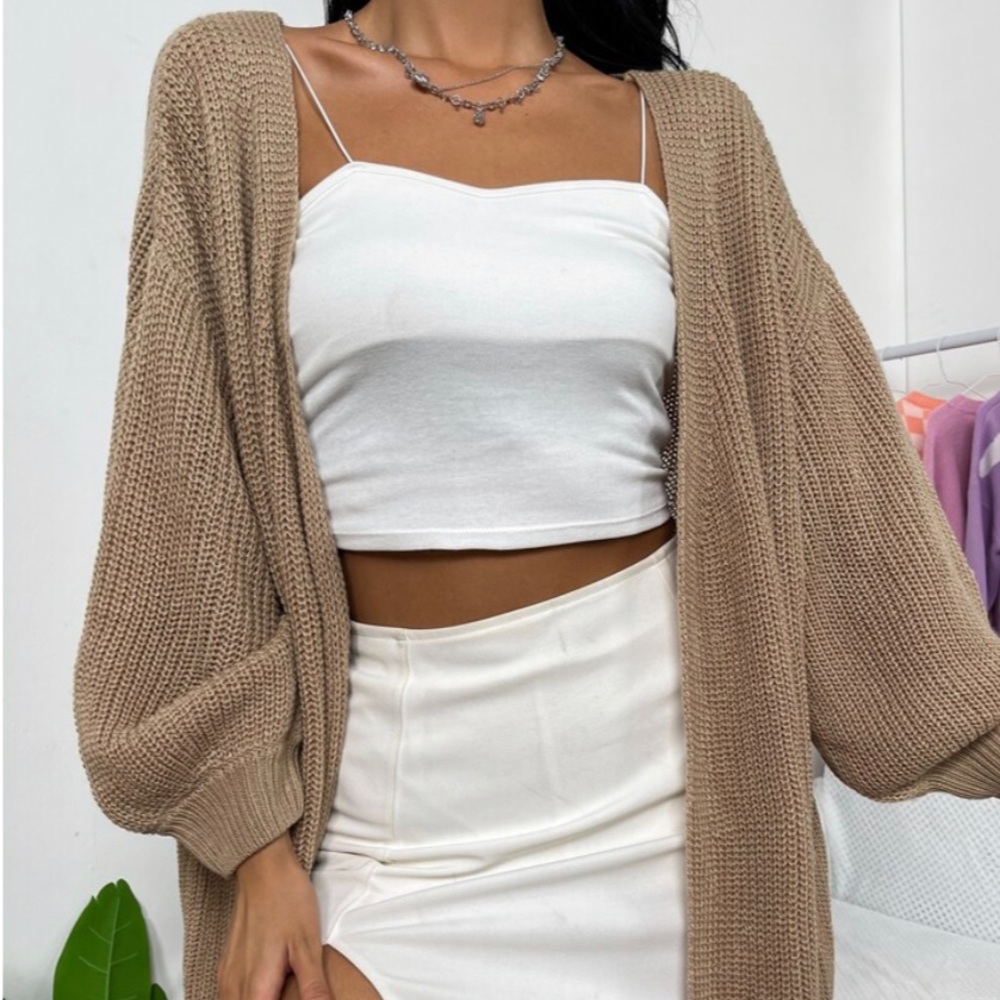 Tan Cardigan